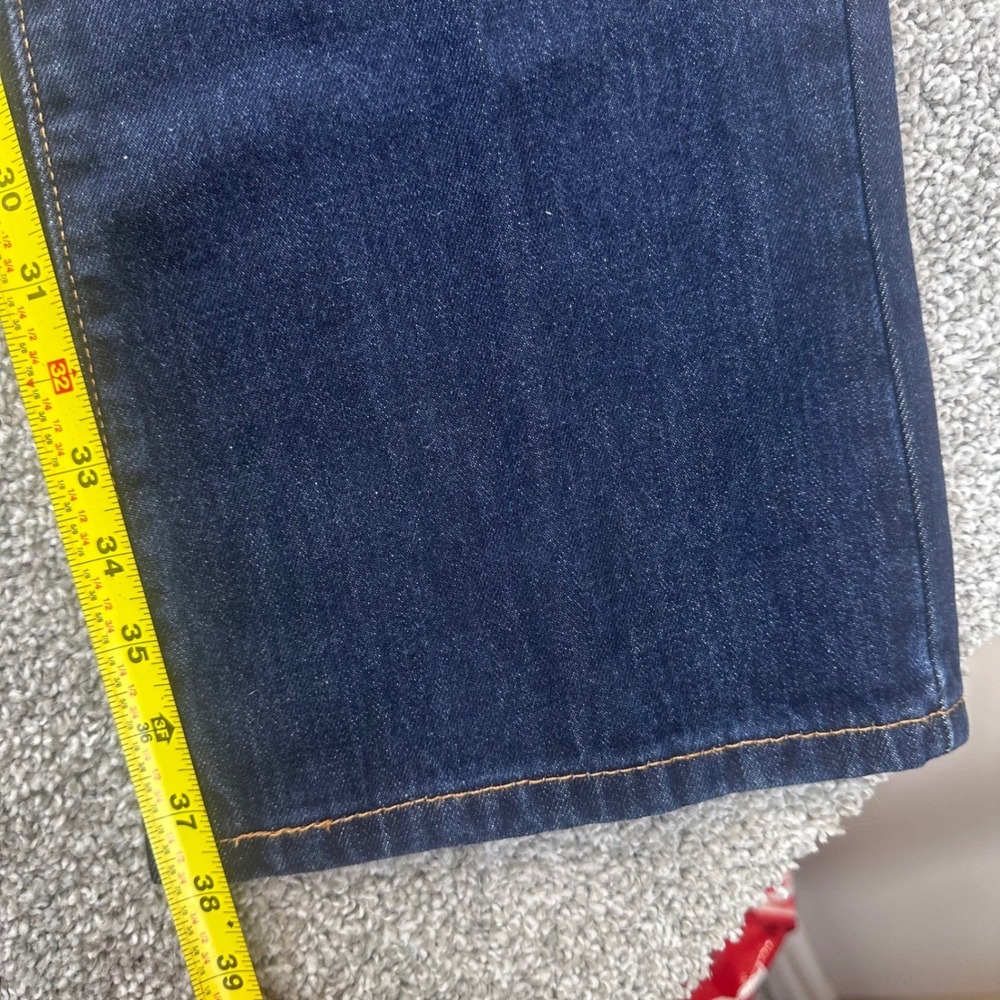 Levis 517 Bootcut Jeans Mens 36x38 Dark Wash Cotton Denim Western Streetwear NEW - Picture 7 of 7